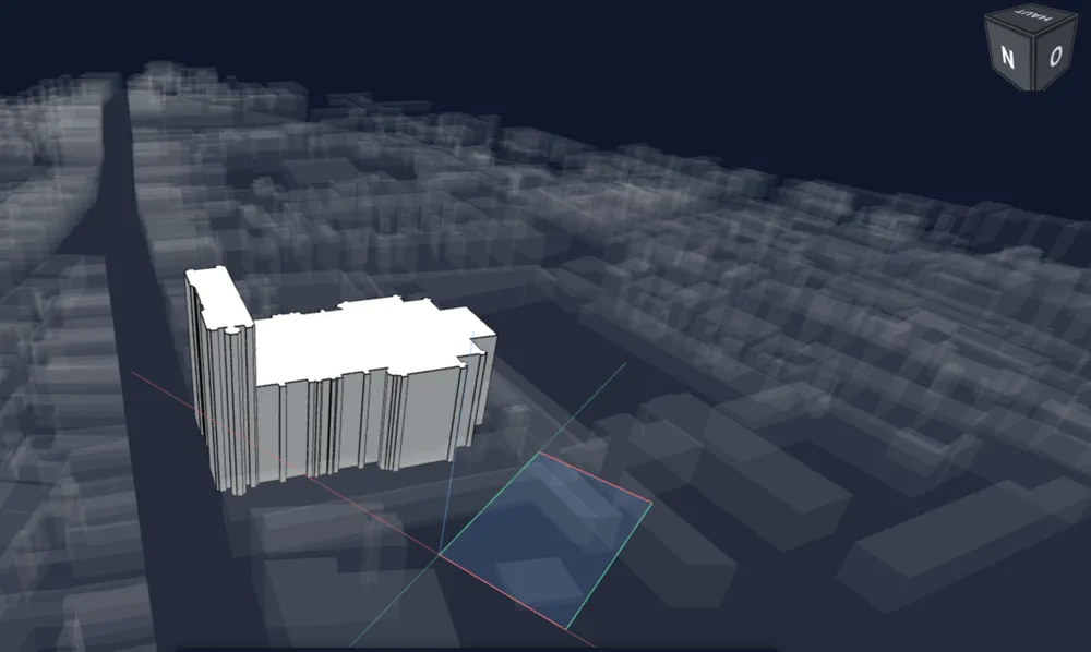 Modeleur 3D du b&acirc;ti